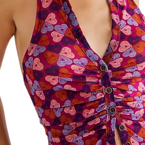 Free People Lucky Vest Tank Top in the Size Large - Picture 7 of 10